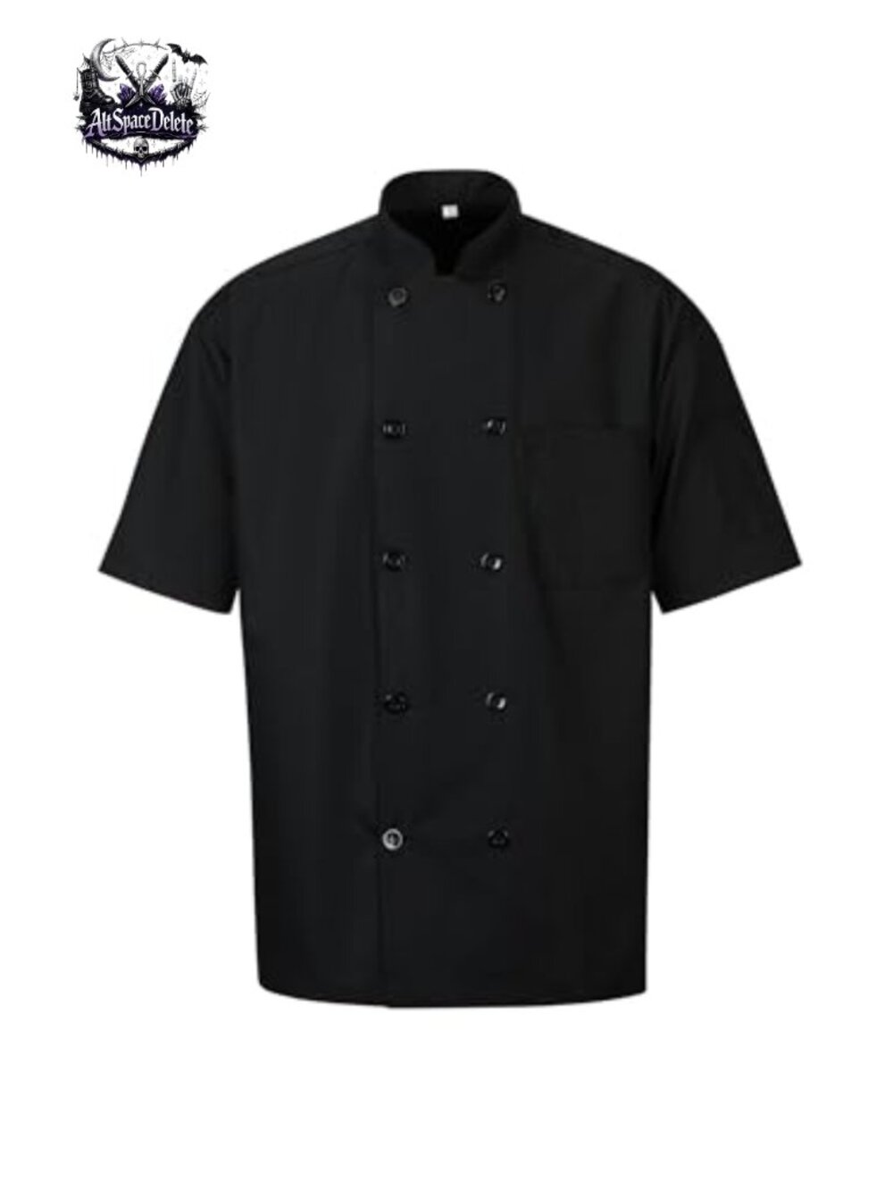 Unisex Chef Coat 65% Polyester 35% Cotton Double-Breasted Kitchen Jacket